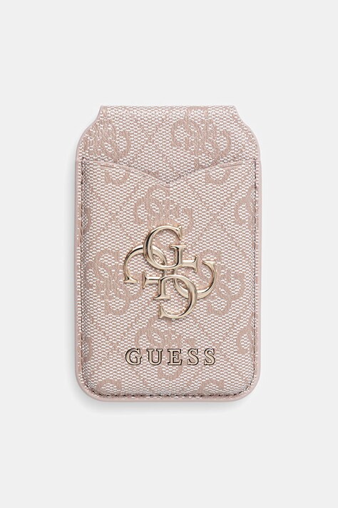 Guess etui na karty różowe GUWMSMIP4GP