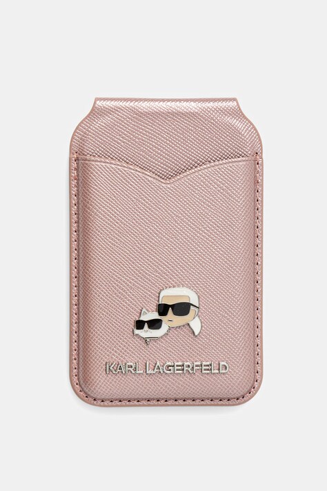 Karl Lagerfeld etui na karty różowe KLWMSMPGKCHPP