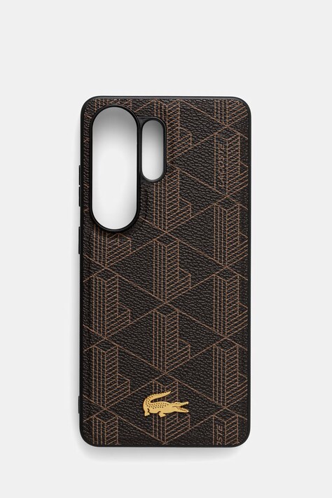 Lacoste etui na telefon Samsung Galaxy S26 Ultra brązowe LCHMS26LPBSMW