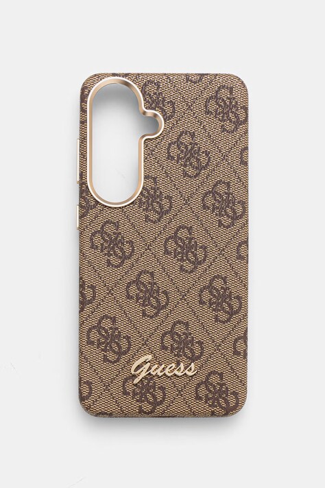 Guess etui na telefon Samsung Galaxy S26 brązowe GUHMS26S5P4FWMSW