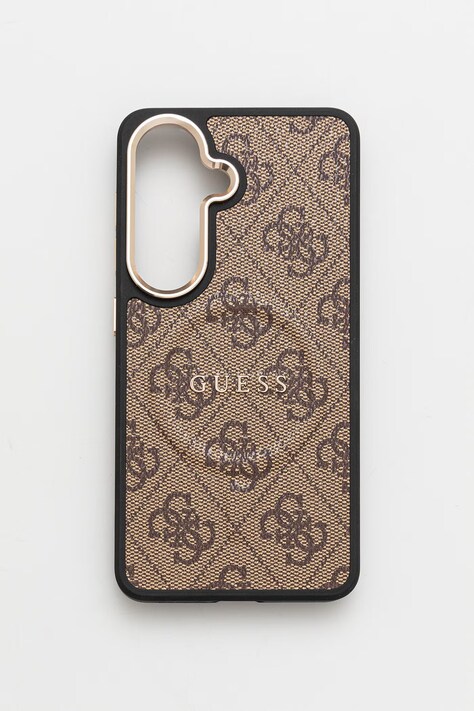 Guess etui na telefon Samsung Galaxy S26 brązowe GUHMS26SP4MSEGCW
