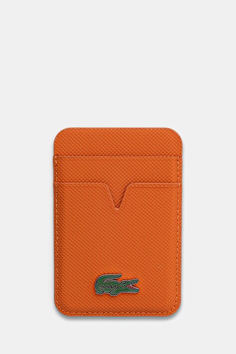 Lacoste Etui na karty pomarańczowe LCWMSPLAO