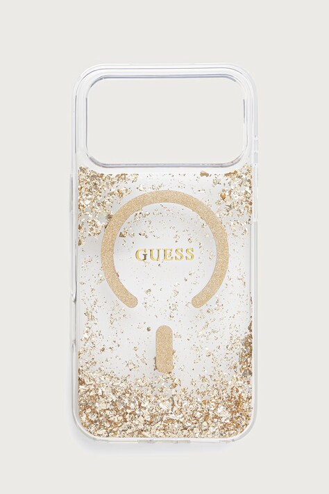 Guess Etui na telefon iPhone 17/18 Pro Max złote GUHMP18XRGRGED