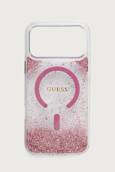 Guess Etui na telefon iPhone 17/18 Pro Max różowe GUHMP18XRGRGEP