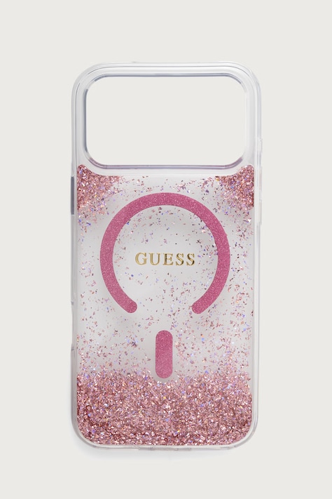 Guess Etui na telefon iPhone 17/18 Pro Max różowe GUHMP18XRGRGEP