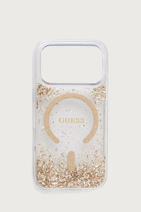 Guess Etui na telefon iPhone 17/18 Pro złote GUHMP18LRGRGED