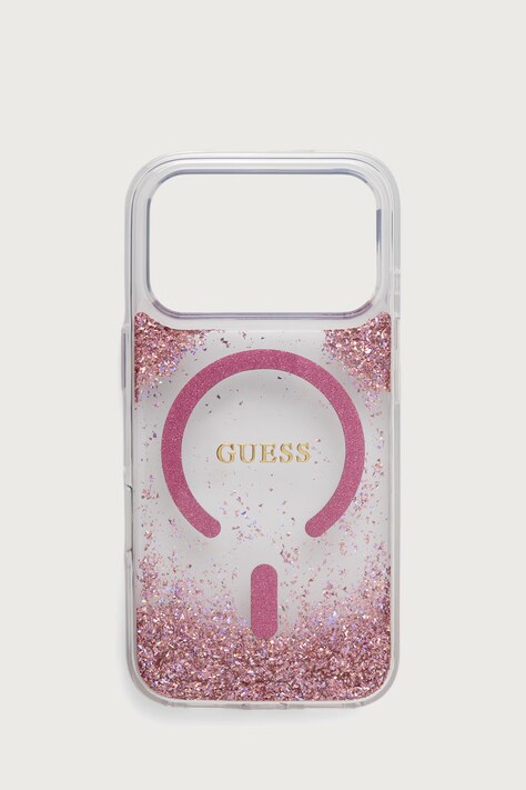 Guess Etui na telefon iPhone 17/18 Pro różowe GUHMP18LRGRGEP