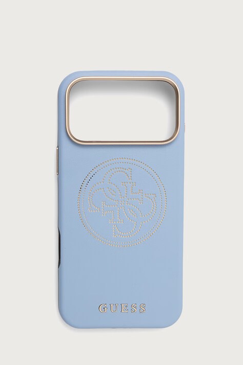 Guess Etui na telefon iPhone 17/18 Pro niebieskie GUHMP18L6PS4SRGB