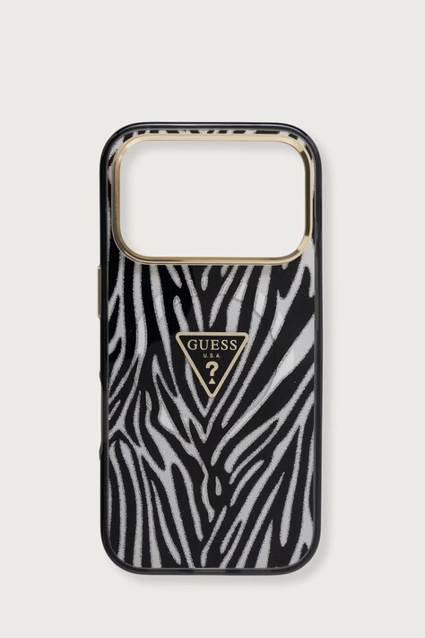 Guess Etui na telefon iPhone 17/18 Pro srebrne GUHMP18L6HZPGTLS