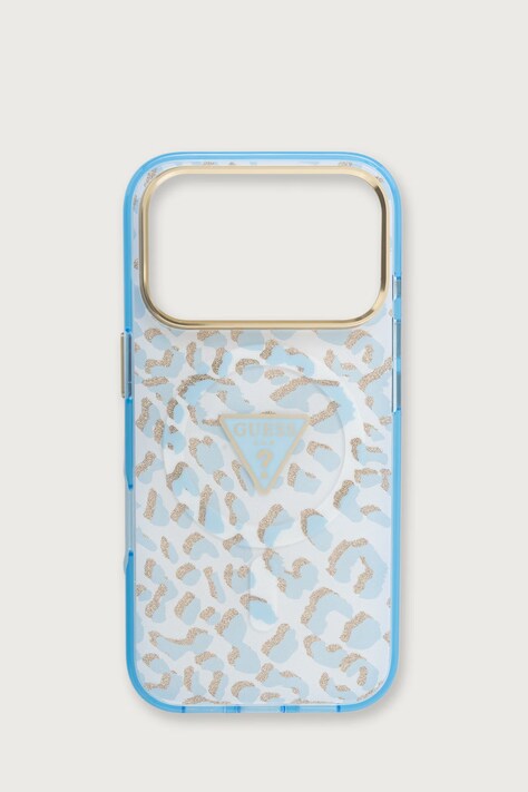 Guess Etui na telefon iPhone 17/18 Pro niebieskie GUHMP18LHLEGTGLU