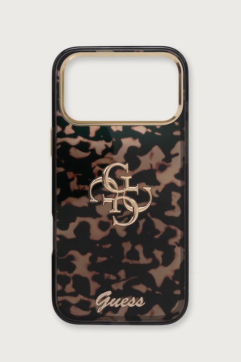 Guess Etui na telefon iPhone 17/18 Pro Max brązowe GUHCP18X6HT4SMW