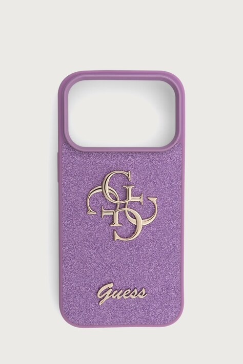 Guess Etui na telefon iPhone 17 Pro fioletowe GUHCP17LHG4SGL