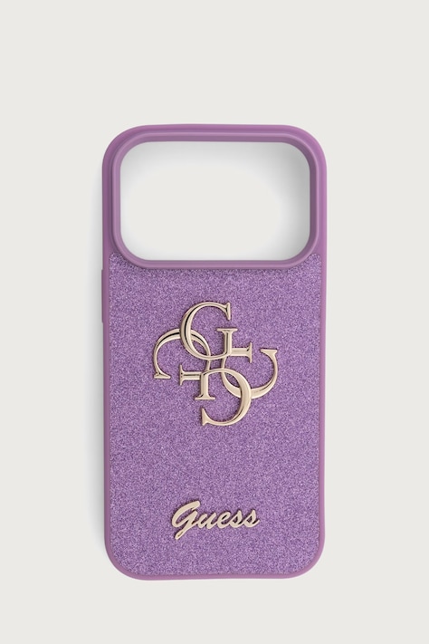 Guess Etui na telefon iPhone 17 Pro fioletowe GUHCP17LHG4SGL