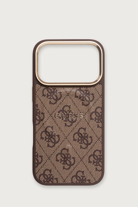 Guess Etui na telefon iPhone 17/18 Pro brązowe GUHMP18LP4MSEGCW