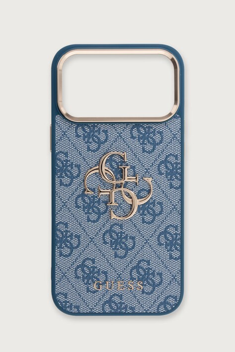Guess Etui na telefon iPhone 17/18 Pro Max niebieskie GUHCP18X4GMGCBL