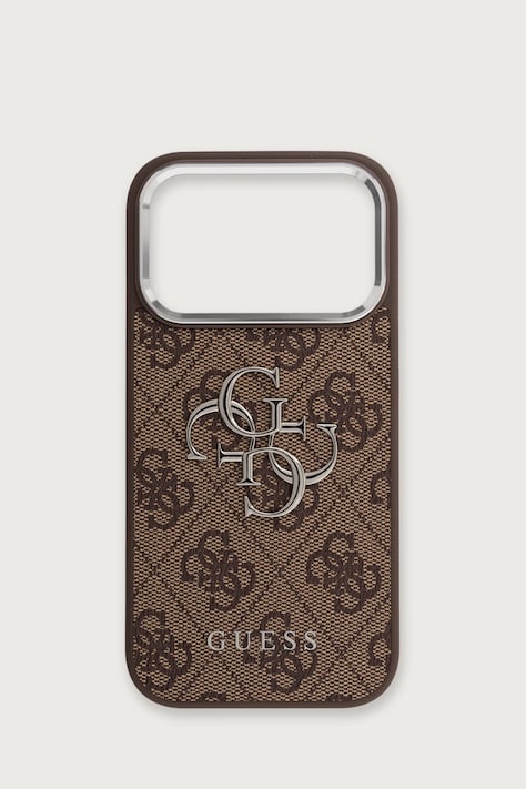 Guess Etui na telefon iPhone 17 Pro brązowe GUHCP17LP4G4SMCW