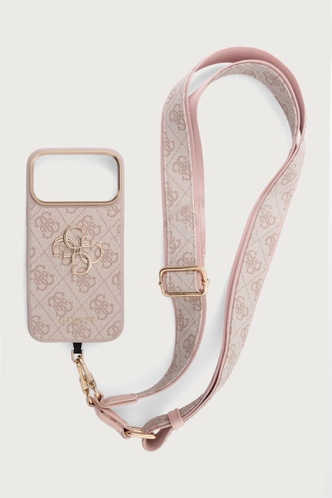 Guess Etui na telefon iPhone 17 Pro Max różowe GUHCP17XP4G4BCSP