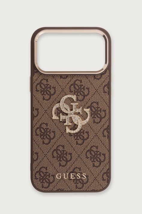 Guess Etui na telefon iPhone 17/18 Pro Max brązowe GUHCP18X6P4DSMLW