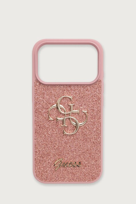Guess Etui na telefon iPhone 17/18 Pro różowe GUHCP18LHG4SGP