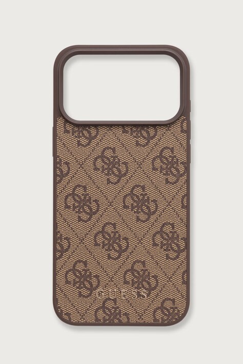 Guess Etui na telefon iPhone 17/18 Pro Max brązowe GUHCP18XG4GFBR