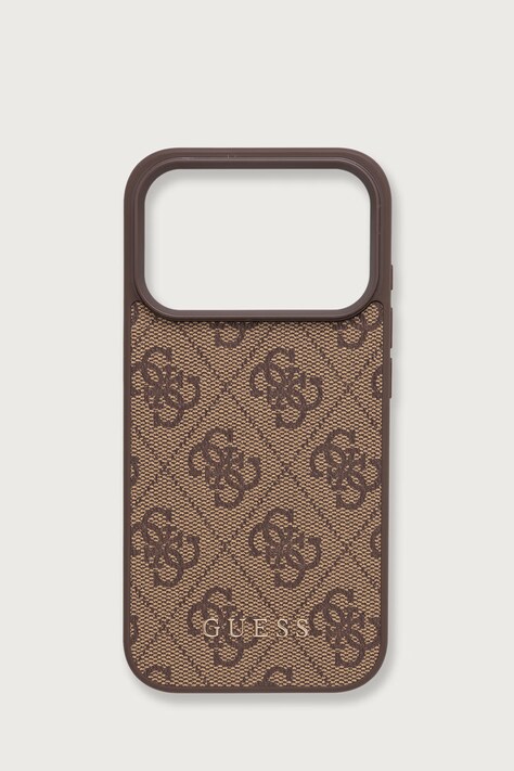 Guess Etui na telefon iPhone 17/18 Pro brązowe GUHCP18LG4GFBR