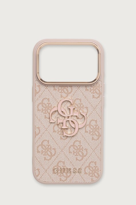 Guess Etui na telefon iPhone 17/18 Pro różowe GUHCP18L6P4SRMLP