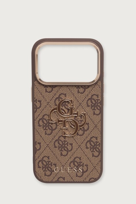 Guess Etui na telefon iPhone 17/18 Pro brązowe GUHCP18L6P4SRMLW
