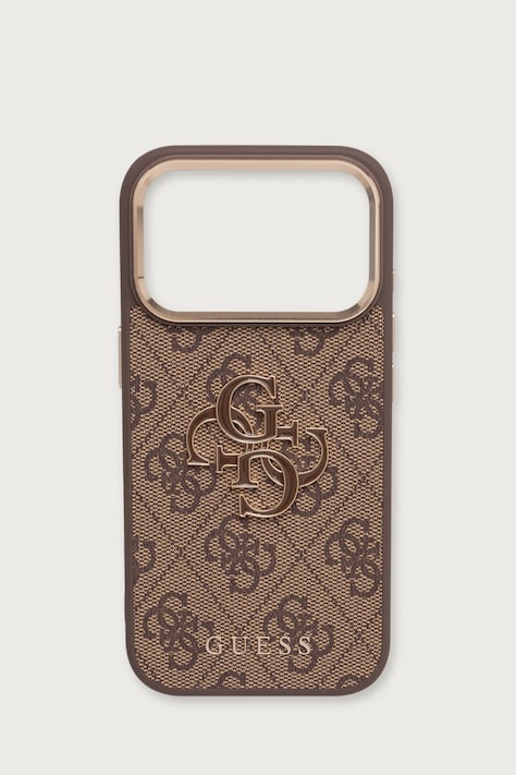Guess Etui na telefon iPhone 17/18 Pro brązowe GUHCP18L6P4SRMLW