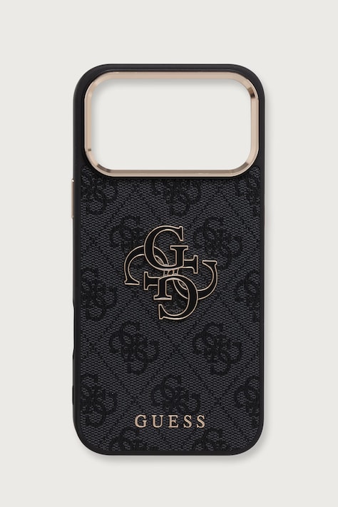Guess Etui na telefon iPhone 17/18 Pro Max czarne GUHCP18X6P4SRMLK