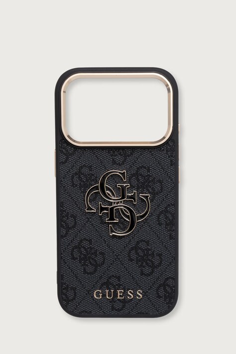 Guess Etui na telefon iPhone 17/18 Pro czarne GUHCP18L6P4SRMLK