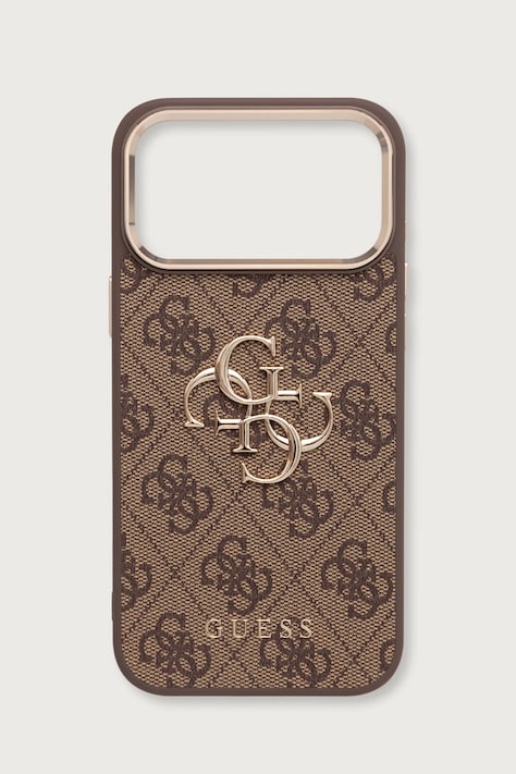 Guess Etui na telefon iPhone 17/18 Pro Max brązowe GUHCP18X4GMGCBR