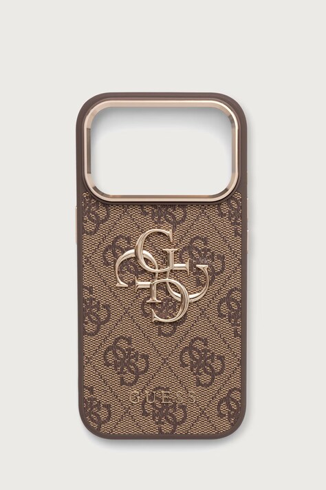Guess Etui na telefon damskie iPhone 17/18 Pro brązowe GUHCP18L4GMGCBR