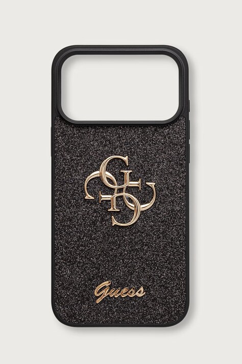 Guess Etui na telefon iPhone 17/18 Pro Max czarne GUHCP18XHG4SGK