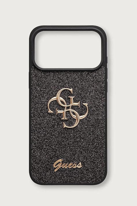 Guess Etui na telefon iPhone 17/18 Pro Max czarne GUHCP18XHG4SGK