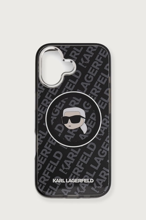 Karl Lagerfeld etui na telefon iPhone 17 czarne KLHMP17SHMKBKHOK