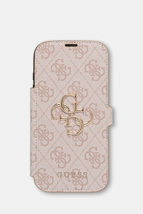 Guess etui na telefon z imitacji skóry iPhone 17 Pro różowe GUBKP17L4GMGPI