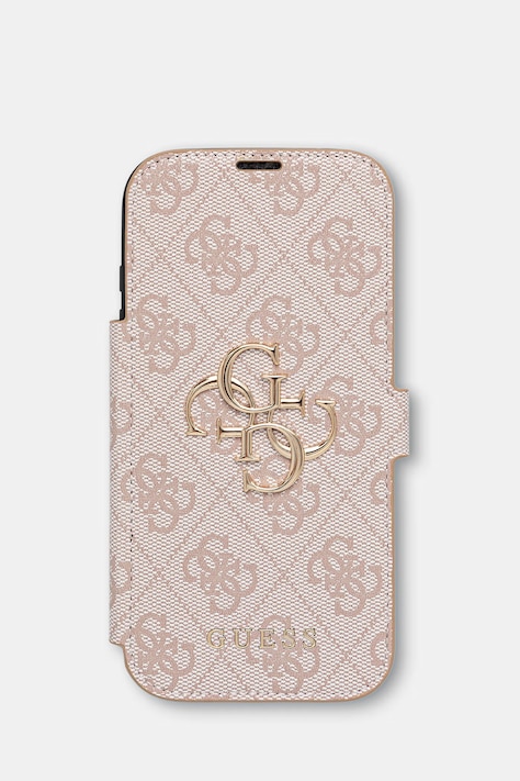 Guess etui na telefon z imitacji skóry iPhone 17 Pro różowe GUBKP17L4GMGPI