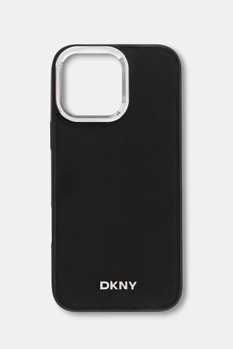 DKNY etui na telefon iPhone 16 Pro Max czarne DKHMP16XPSCMCLK
