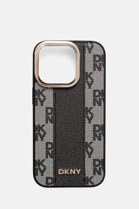 DKNY etui na telefon iPhone 16 Pro brązowe DKHMP16LPCPVSLK