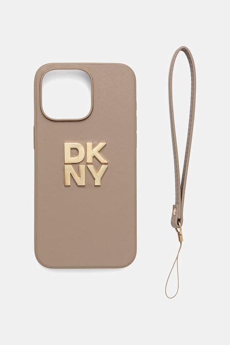 DKNY etui na telefon Phone 15 Pro Max beżowe DKHCP15XPBSWSE