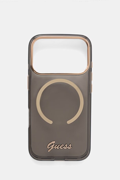 Guess etui na telefon iPhone 17 Pro szare GUHMP17L5HTCSMSK