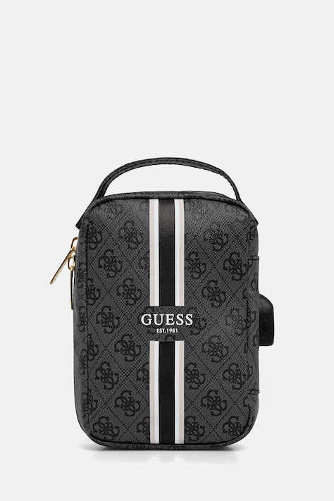 Guess organizer na kable z imitacji skóry szary GUHBP4RPSK