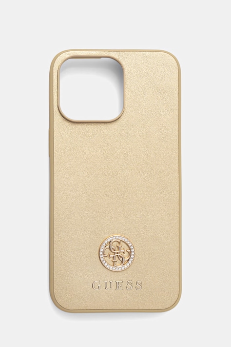 Guess etui na telefon Phone 15 Pro Max złote GUHCP15XPS4DGPD