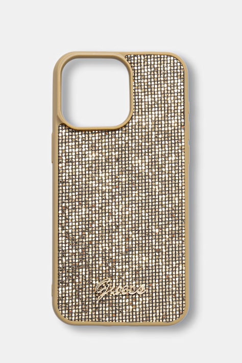 Guess etui na telefon Phone 15 Pro Max złote GUHCP15XPMSDGSD