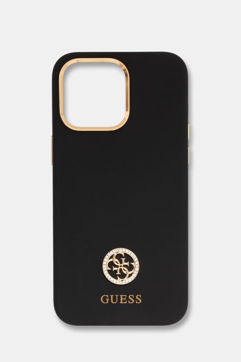 Guess etui na telefon Phone 15 Pro Max czarne GUHCP15XM4DGPK