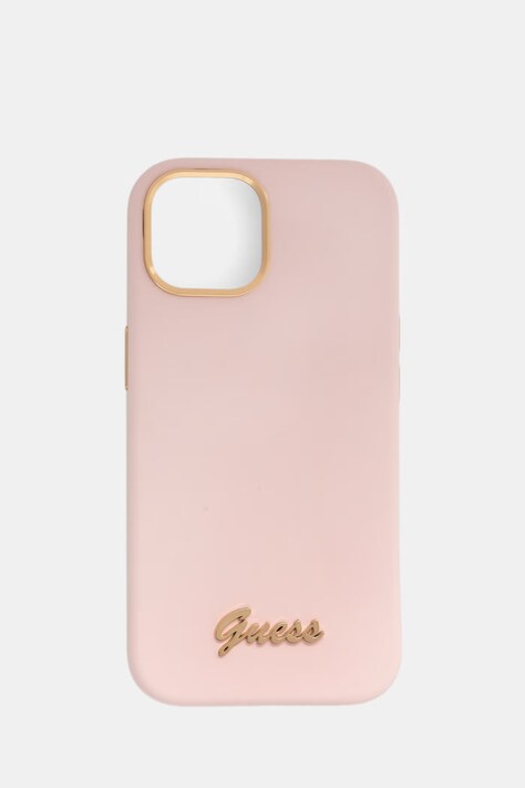 Guess etui na telefon iPhone 15 / 14 / 13 różowe GUHCP15SSMBSLP