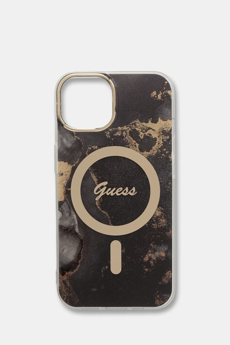 Guess etui na telefon iPhone 15 / 14 / 13 czarne GUHMP14SHTMRSK