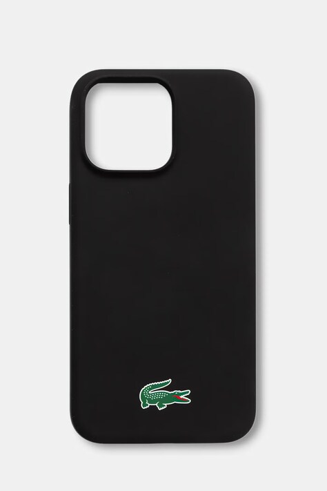Lacoste etui na telefon Phone 15 Pro Max czarny LCHMP15XSLOK