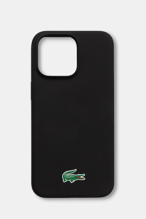 Lacoste etui na telefon Phone 15 Pro Max czarny LCHMP15XSLOK