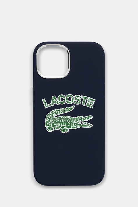 Lacoste etui na telefon iPhone 15 / 14 / 13 granatowy LCHMP15SUCRV